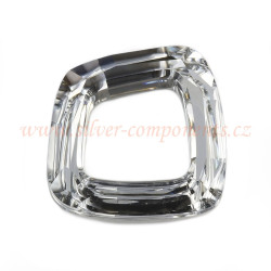 Swarovski Cosmic Square Ring 4437 20mm - Crystal CAL